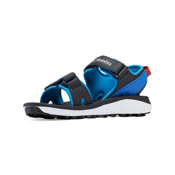 NWT COLUMBIA Mens Black Traction Trailstorm Round Toe Leather Sandals Shoes 9 - Picture 1 of 5